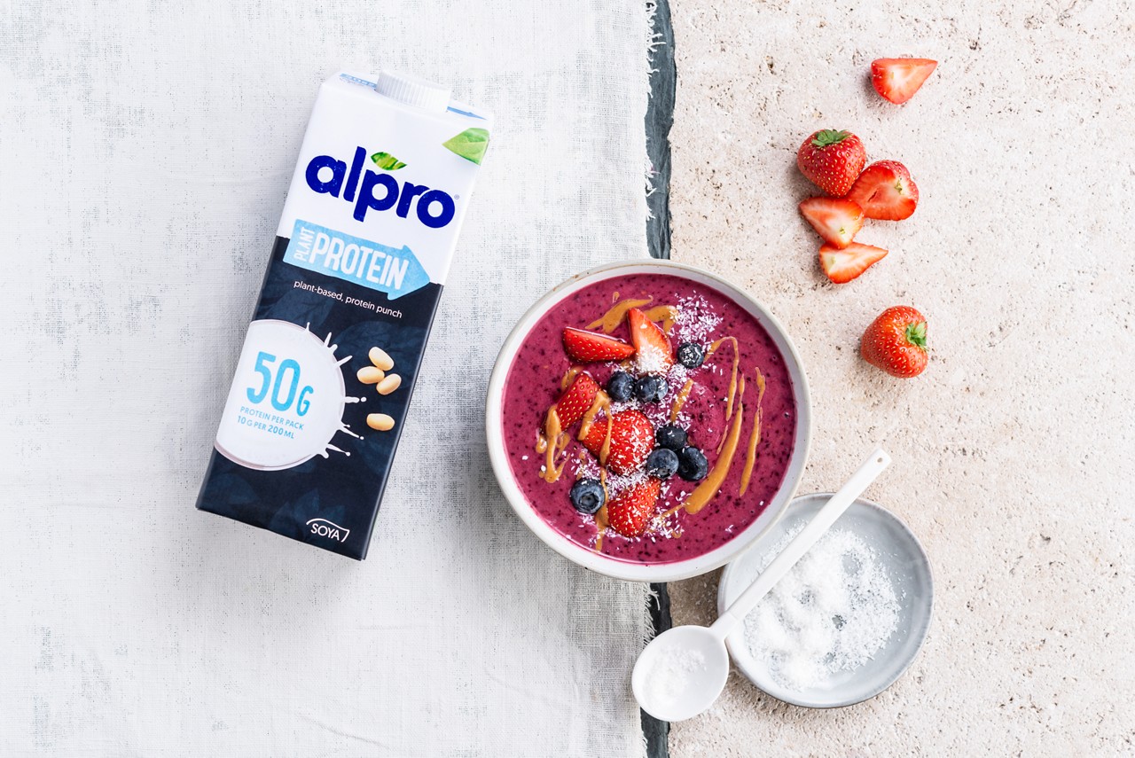 Alpro Proteins The plant-based ally for sports lovers.