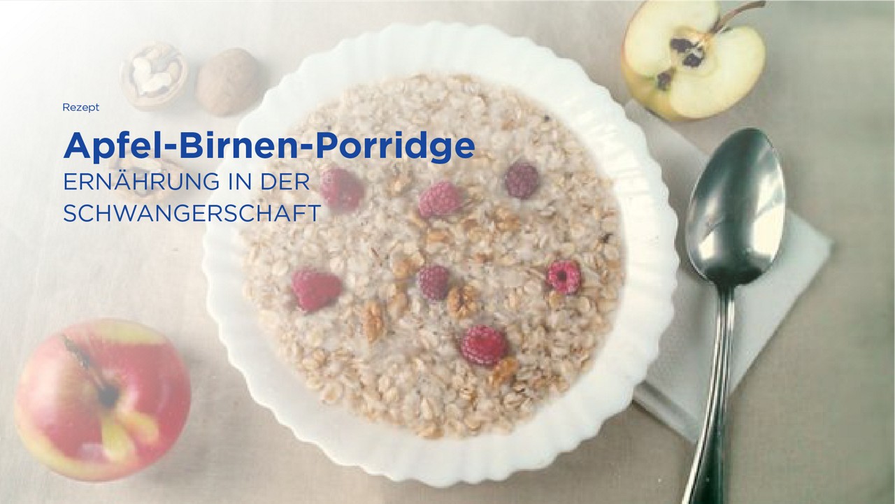 Rezept: Apfel-Birnen-Porridge