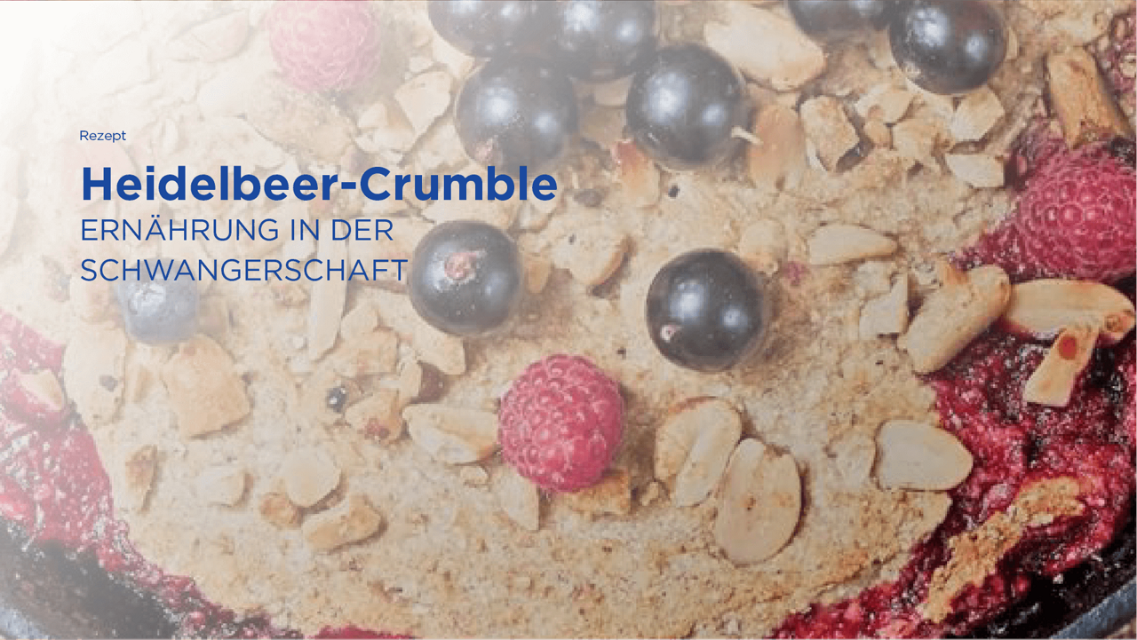 Rezept: Heidelbeer Crumble