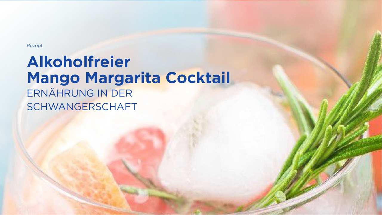 Rezept: Alkoholfreier Mango Margarita Cocktail