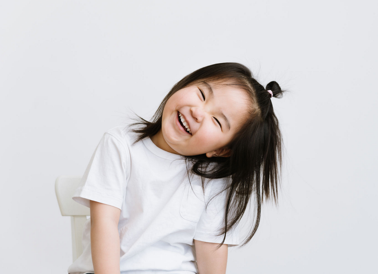 Portrait Of Adorable Chinese Girl