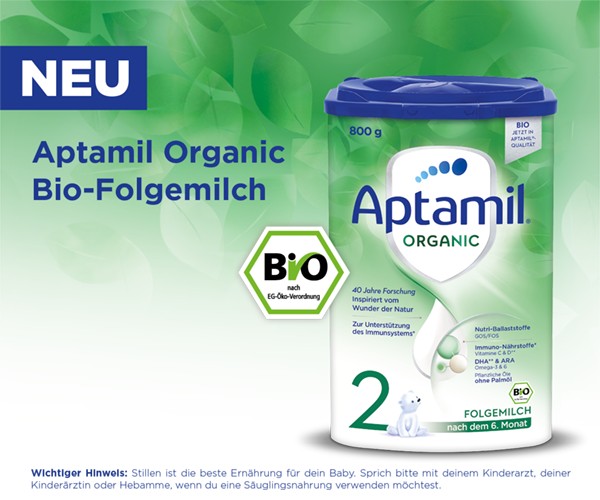NEU: Aptamil 2 Organic 