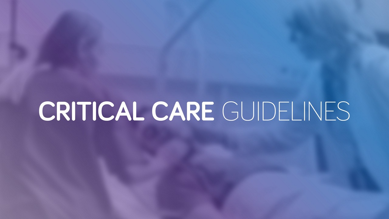 Critical Care Guidelines Thumbnail