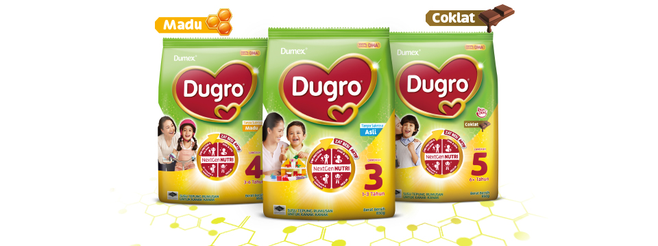 Produk Susu Formula Untuk Kanak-kanak Berumur 1-3 Tahun | Dugro® MY