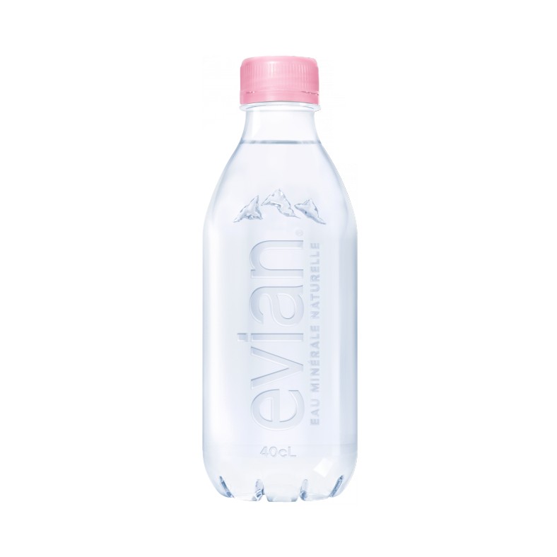 Bottle of Evian Nude 