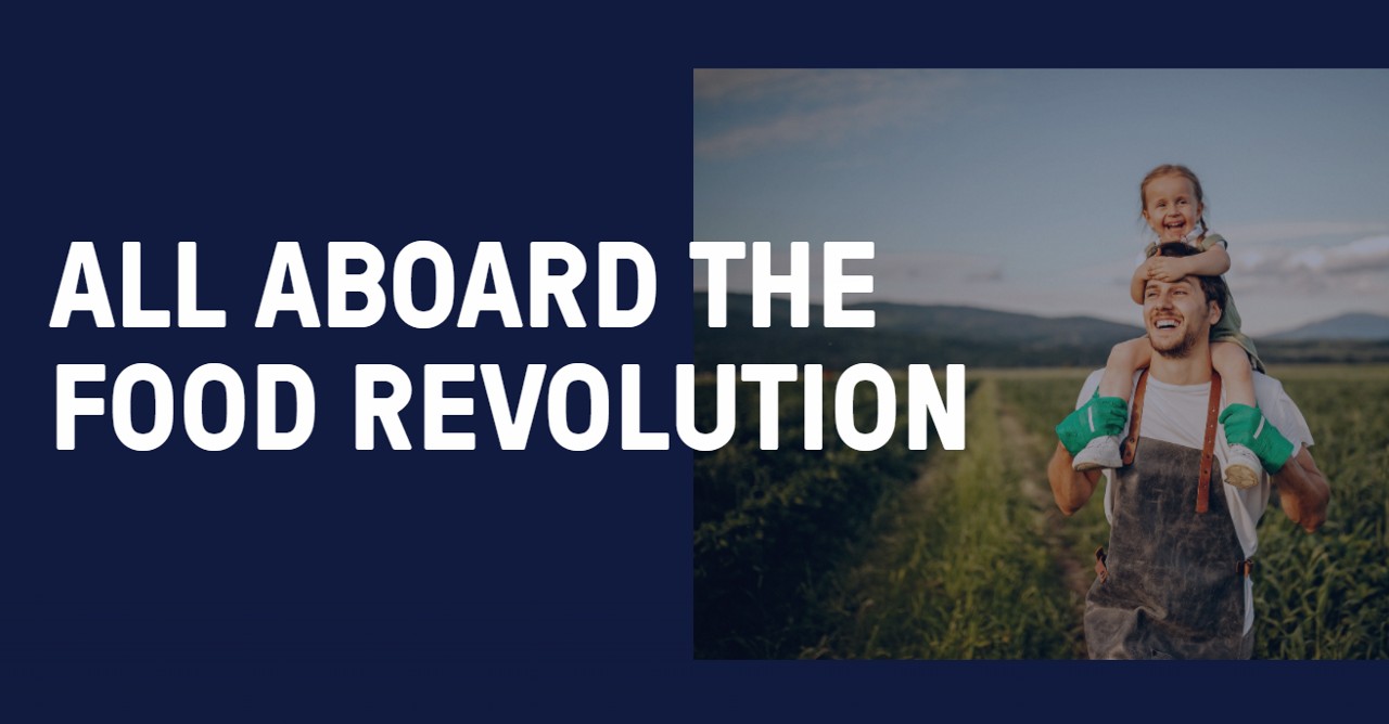 Home page of Danone Integrated Annual report 2020 - All aboard the Food Revolution 