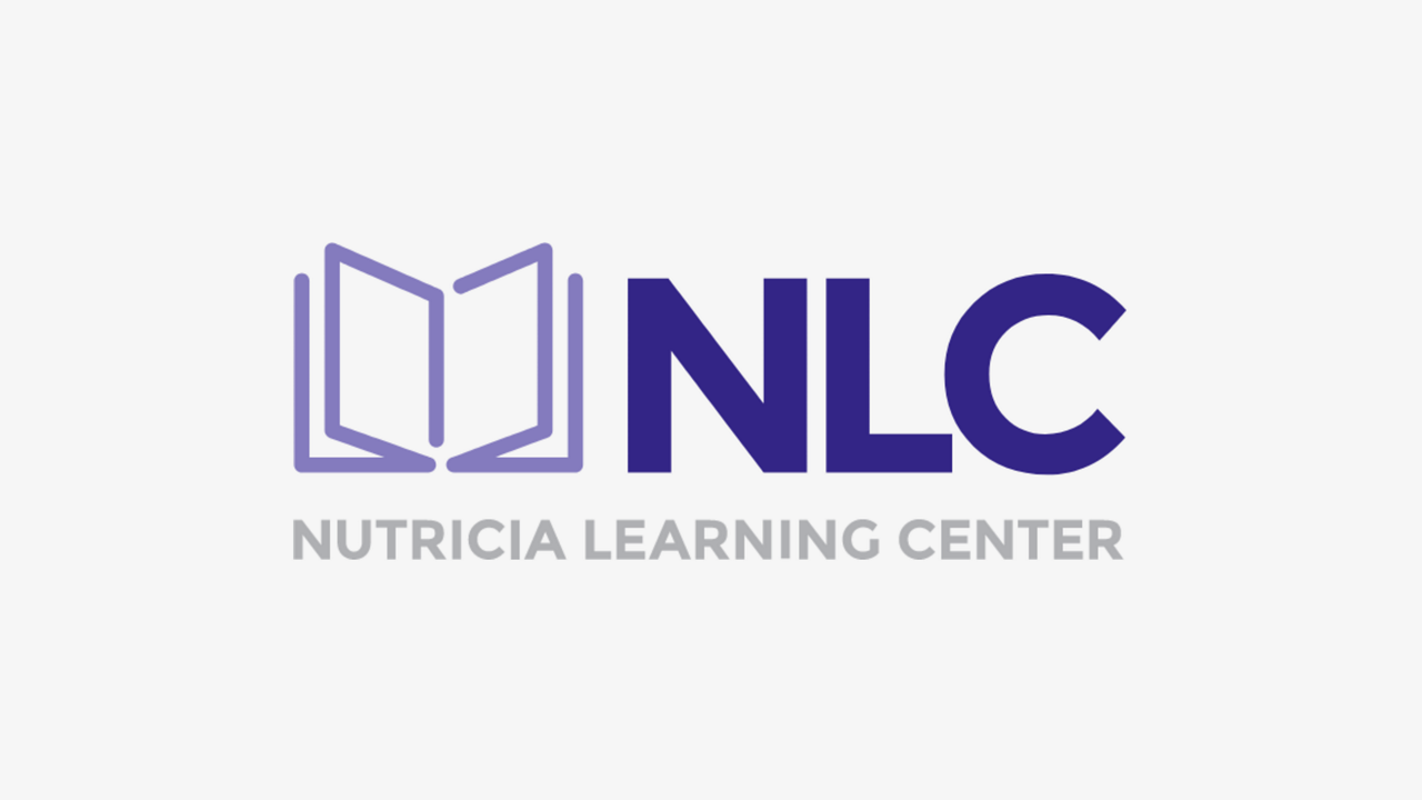 Nutricia Learning Center NLC Grey Background Logo