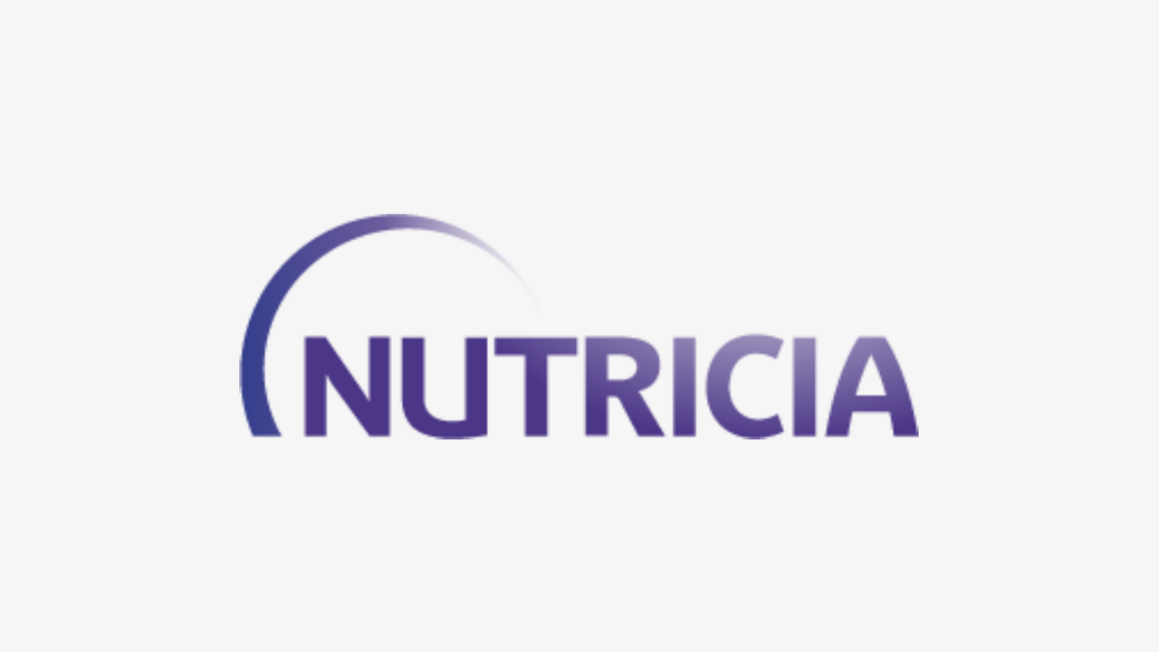 Nutricia Logo on Grey Background