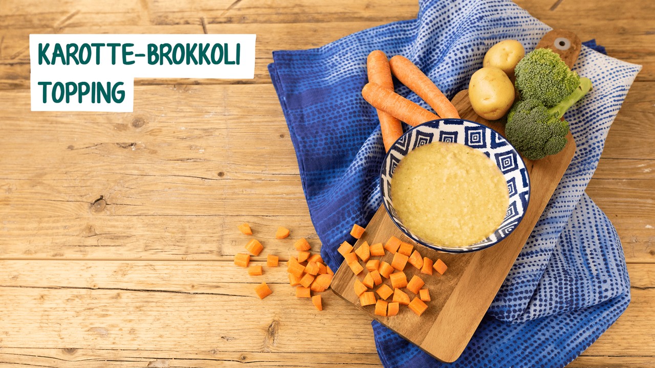 Zutaten für Karotten Brokkoli Topping