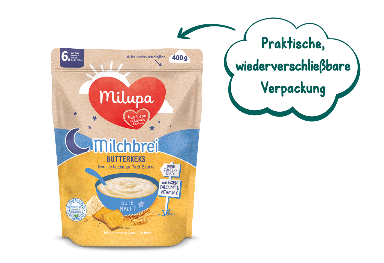 Milupa Milchbrei Butterkeks