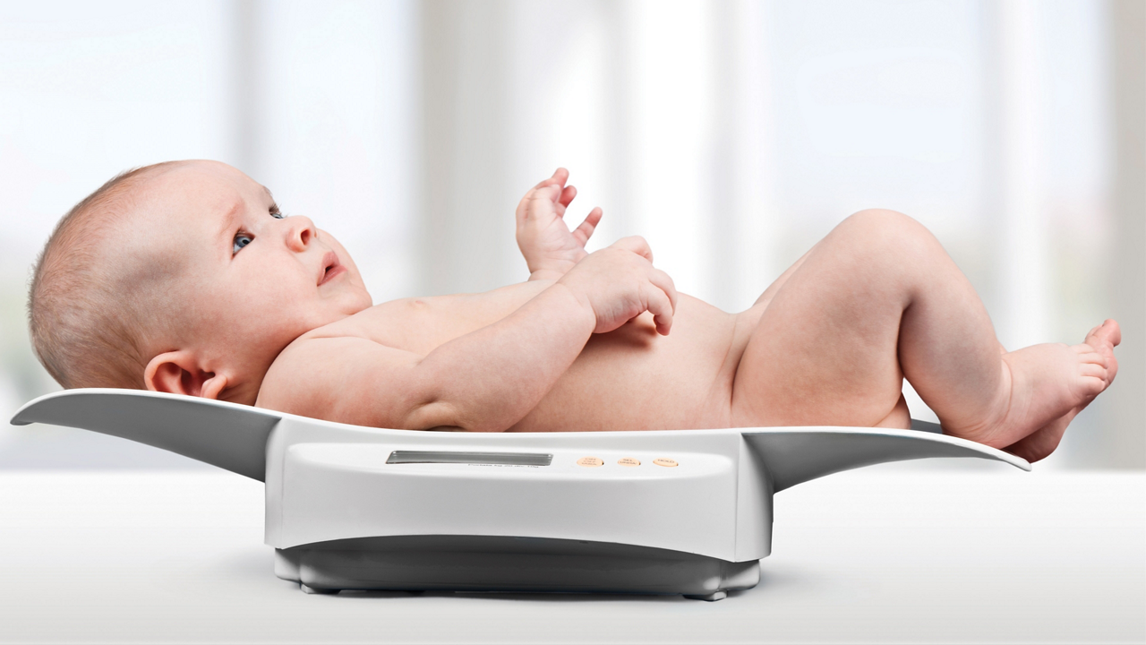 Nutricia pediatric DRM growth baby weighing scale