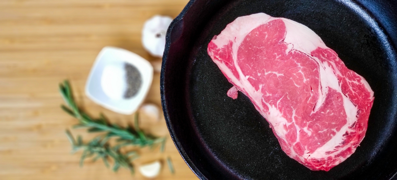 Eating steak for iron boost during pregnancy