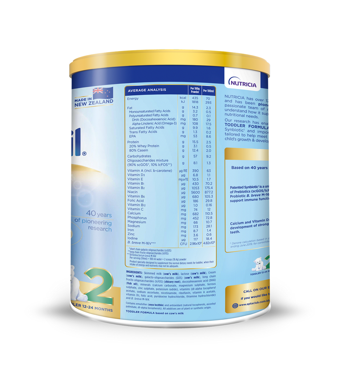 VN Aptamil NZ 2 Nutrition
