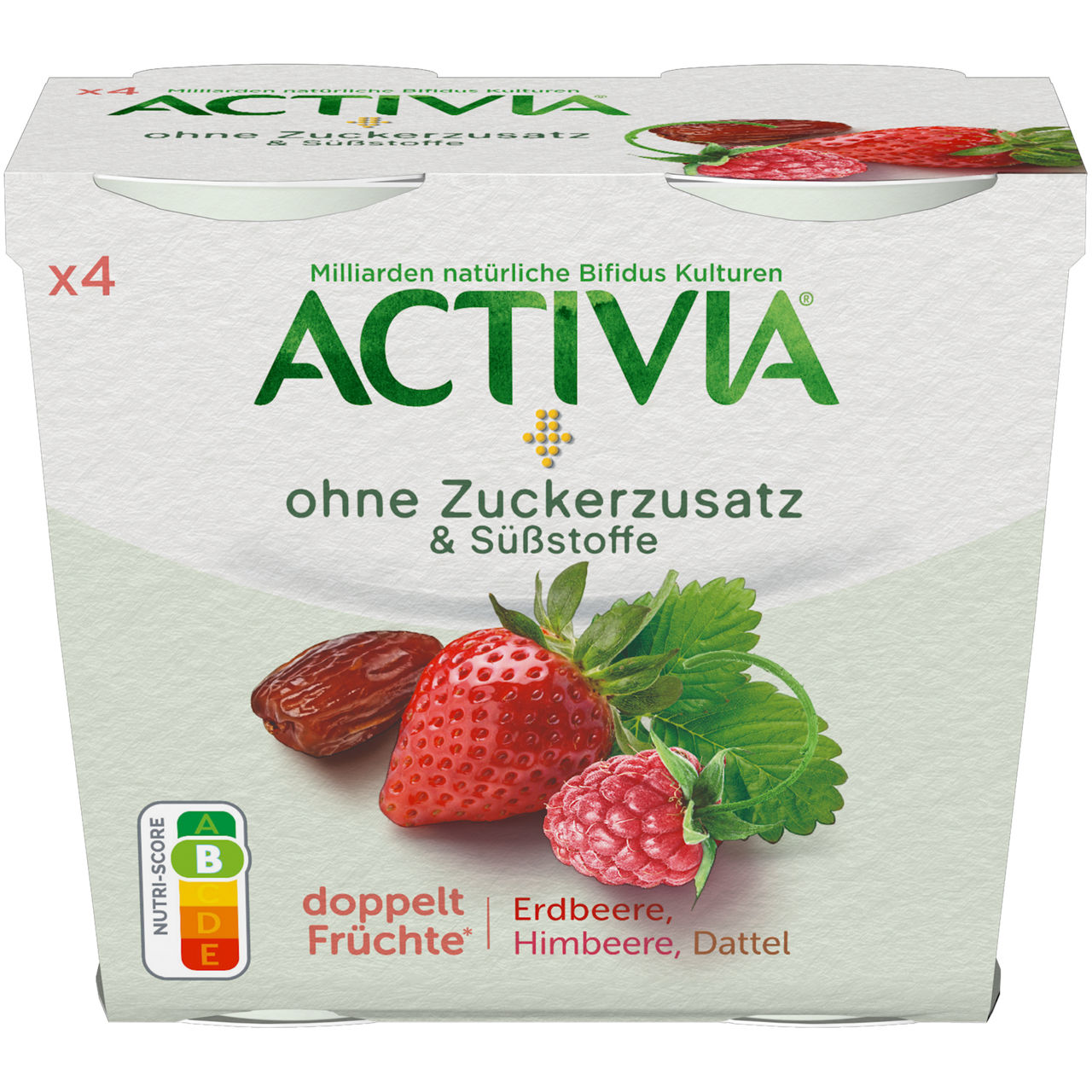 Genuss leicht gemacht: Der erste Activia Fruchtjoghurt ganz ohne zugesetzten Zucker und ohne Süßstoffe
