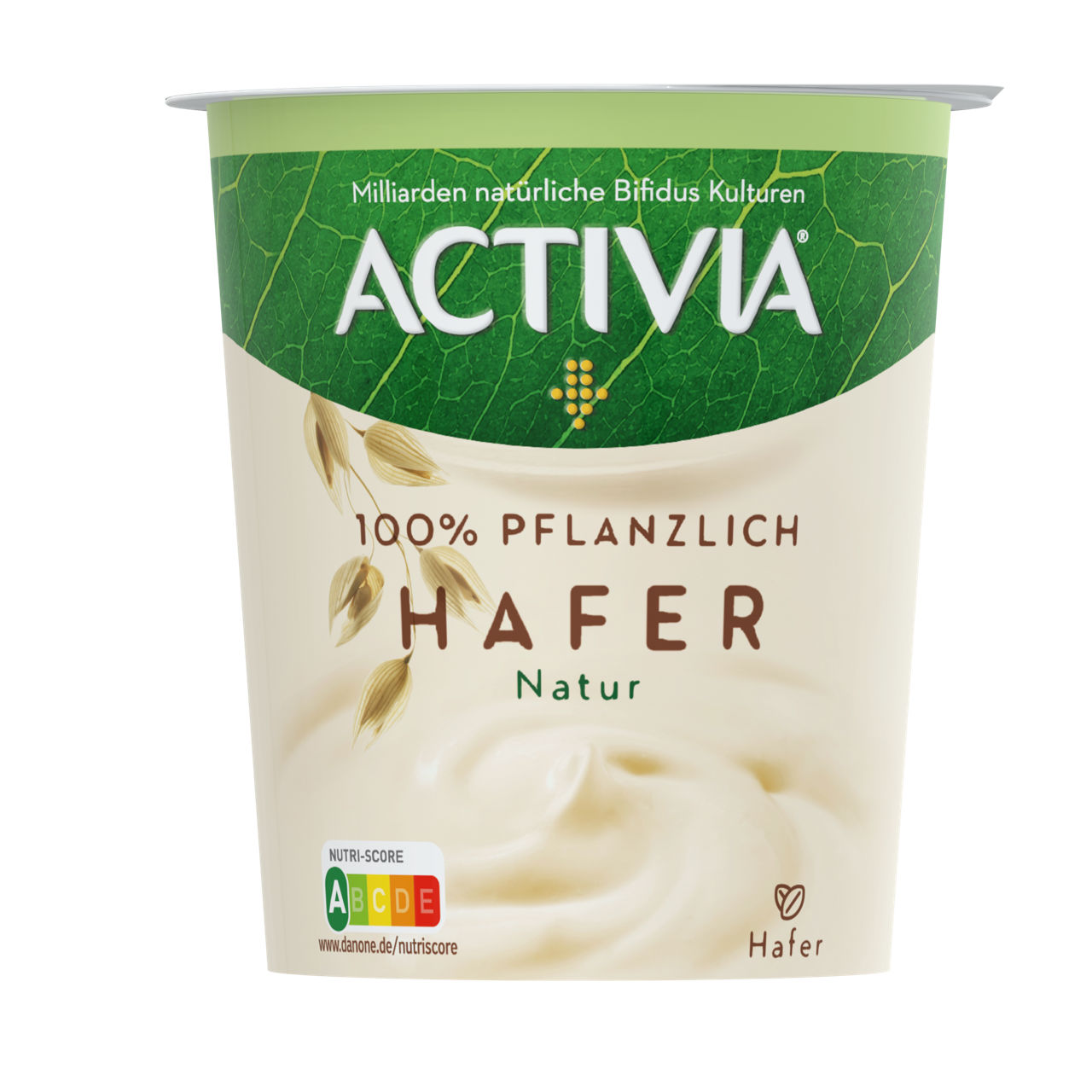  Activia erweitert pflanzliches Sortiment: Activia 100 % Pflanzlich Hafer