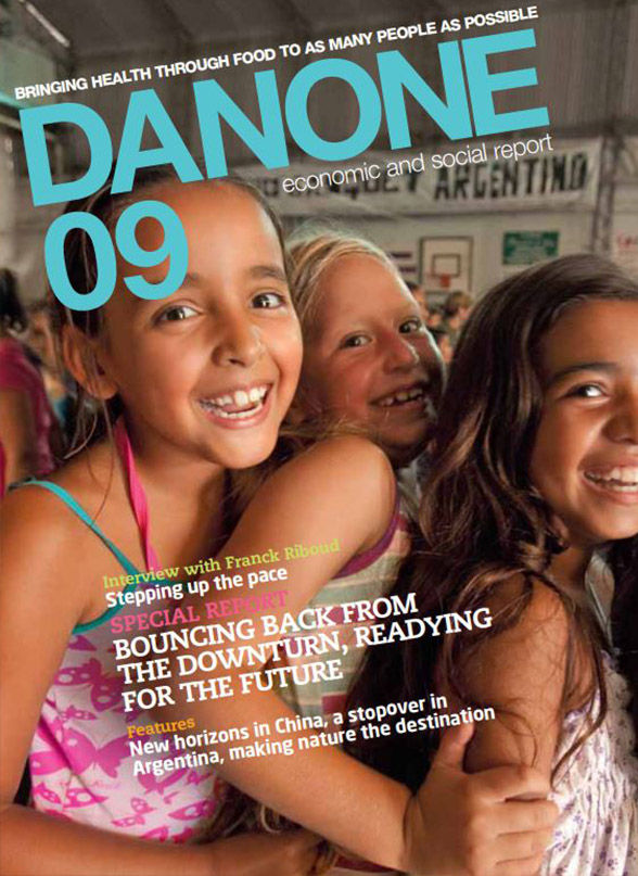 Danone - Cover Economic and social report 2009