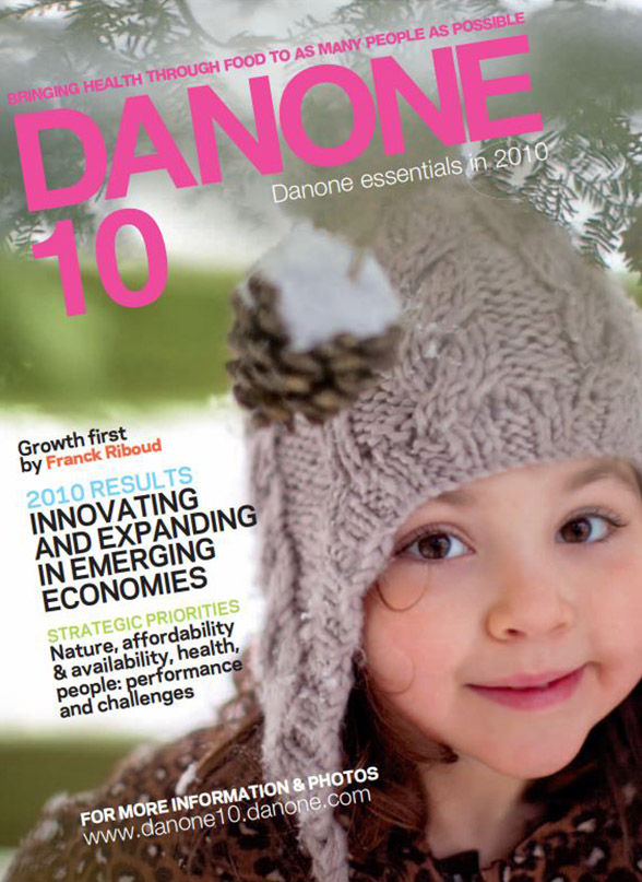 Danone - Cover Economic and social report 2010
