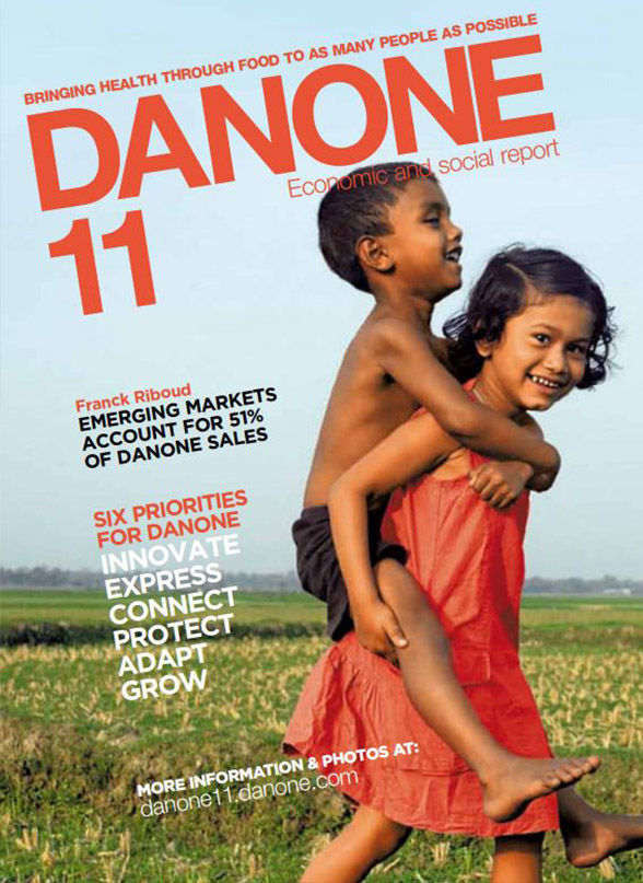 Danone - Cover Economic and social report 2011