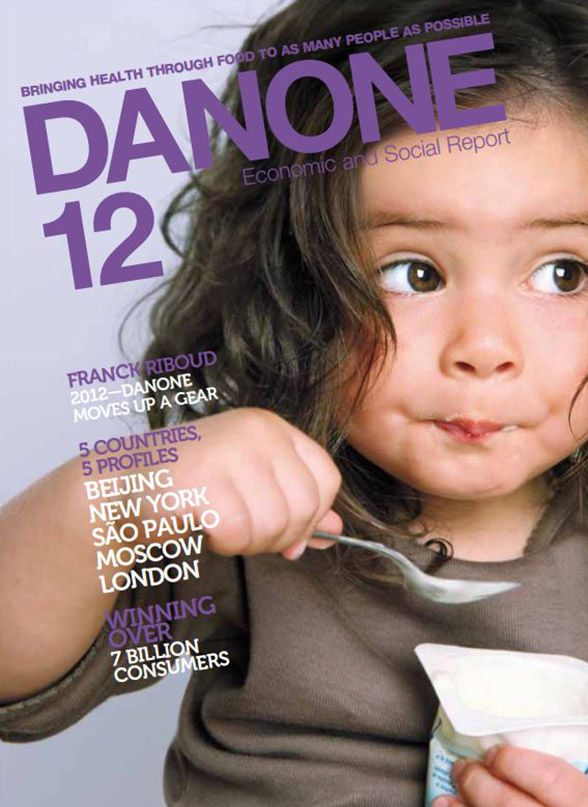 Danone - Cover Economic and social report 2012