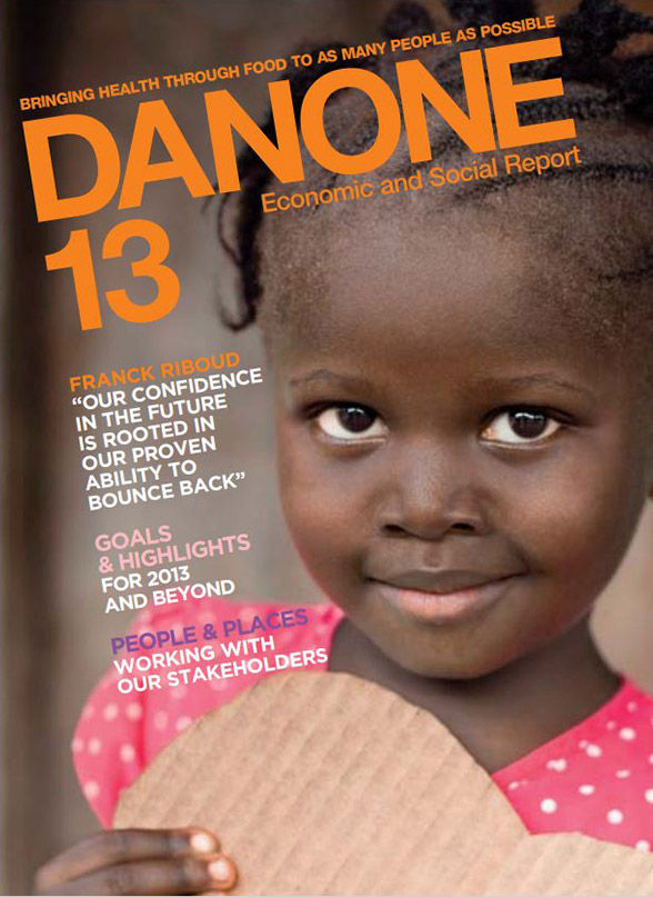 Danone - Cover Economic and social report 2013