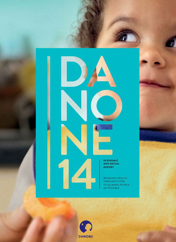 Danone - Cover Economic and social report 2014
