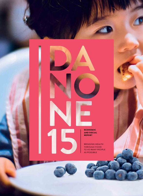 Danone - Cover Economic and social report 2015