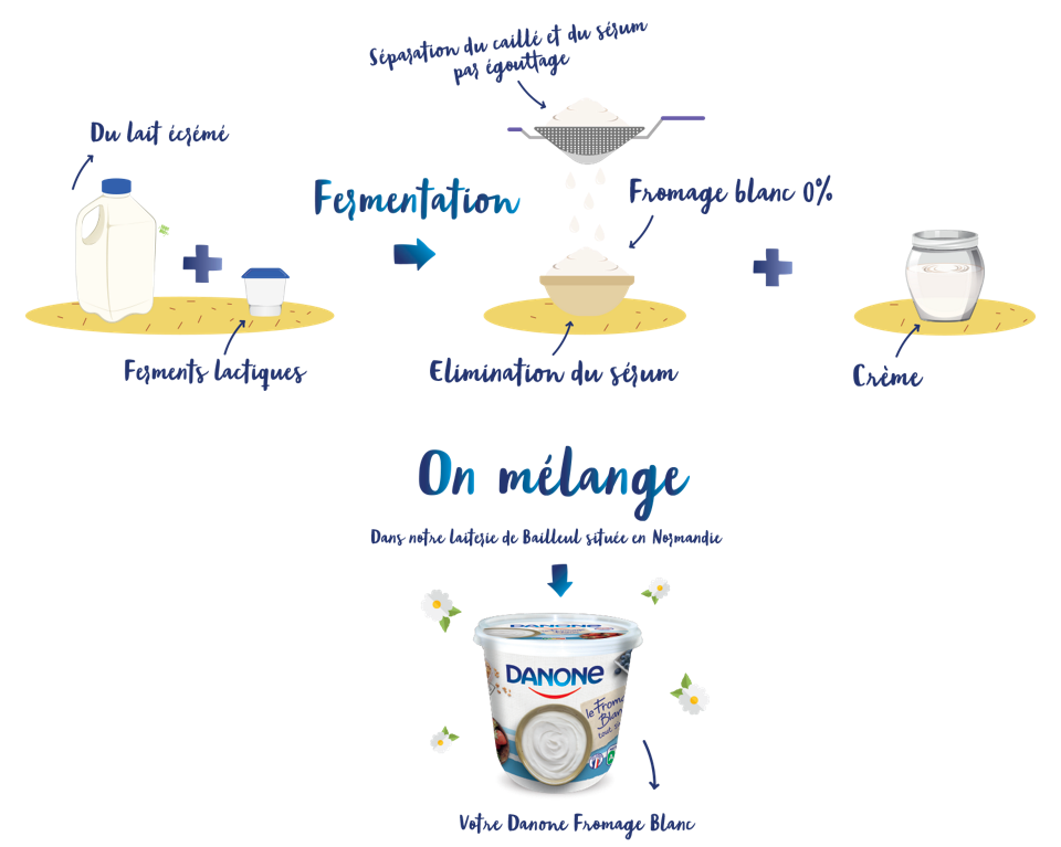 Danone Ferments pour préparation de yaourts 