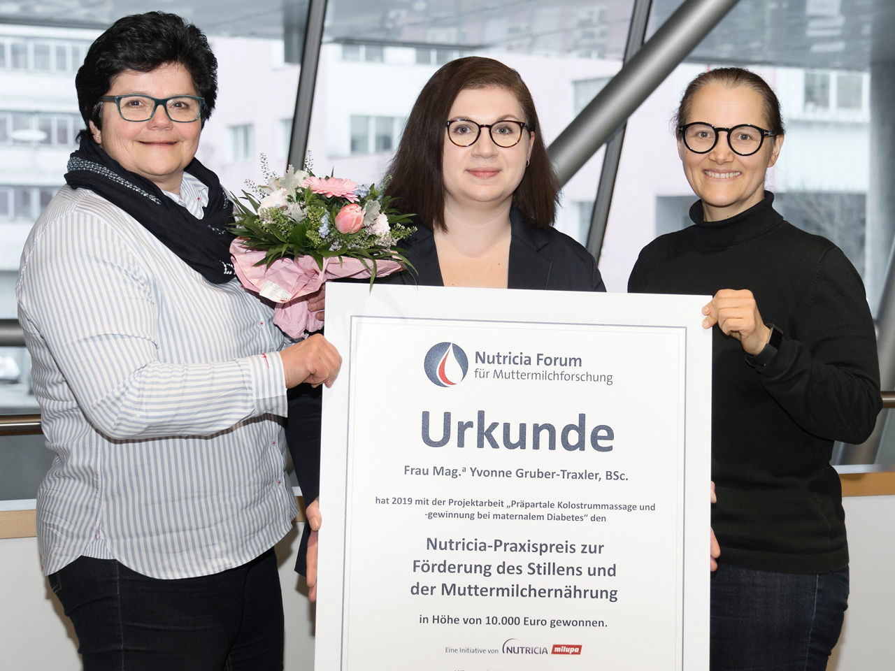 Forschungsarbeit zur Stillförderung bei Gestationsdiabetikerinnen gewinnt mit 10.000 Euro dotierten Nutricia Praxispreis