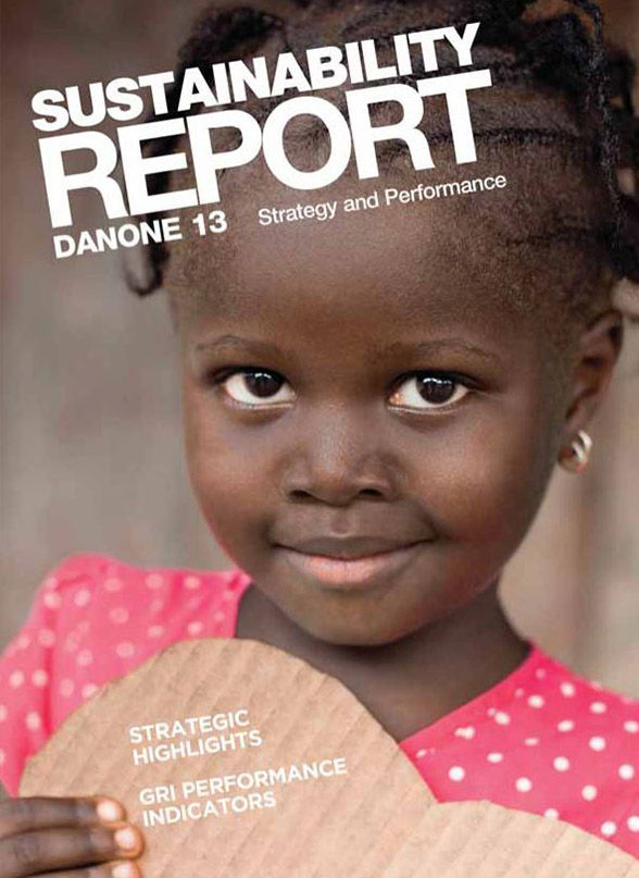 Danone - Cover Sustainability report 2013