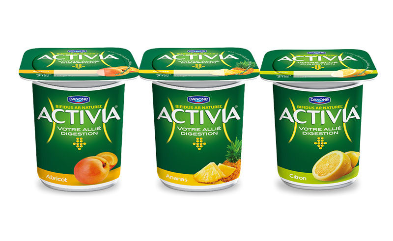 Activia aromatisé abricot ananas citron