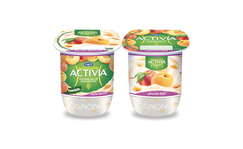 Activia pèche abricot