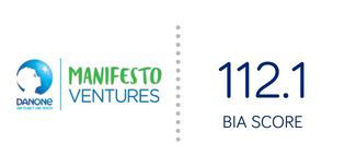 ien vers la page Manifesto Ventures, Danone du site B Corp - Score BIA 112.1