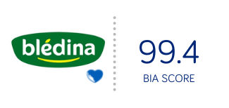 ien vers la page blédina, SN, Danone du site B Corp - Score BIA 99.4