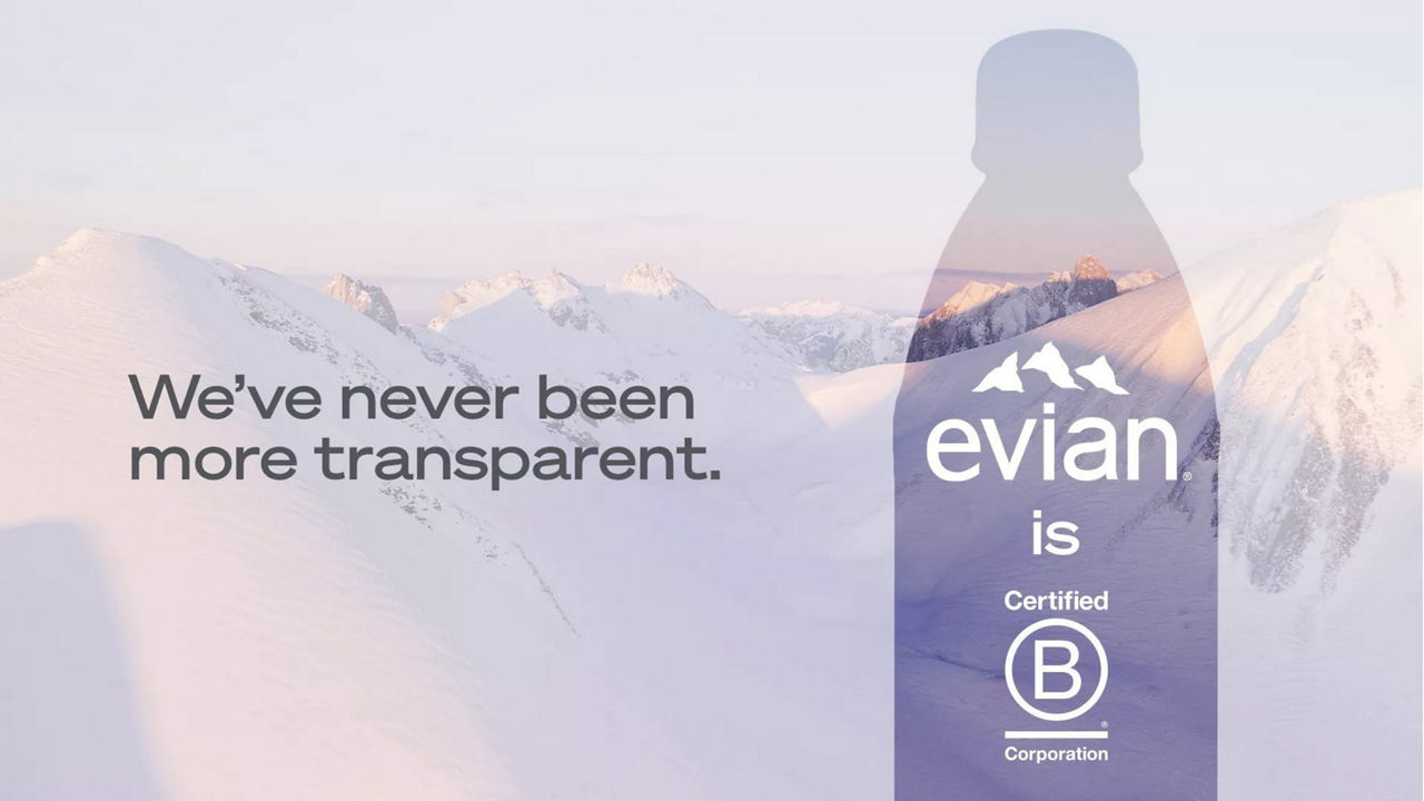 Evian B Corp certification 