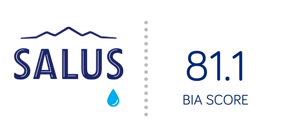 Lien vers la page Salus, Waters, Danone du site B Corp - Score BIA 81.1