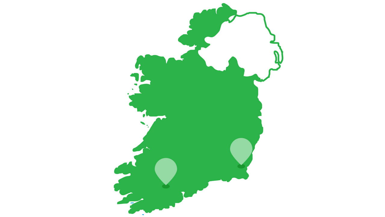 Map of Ireland