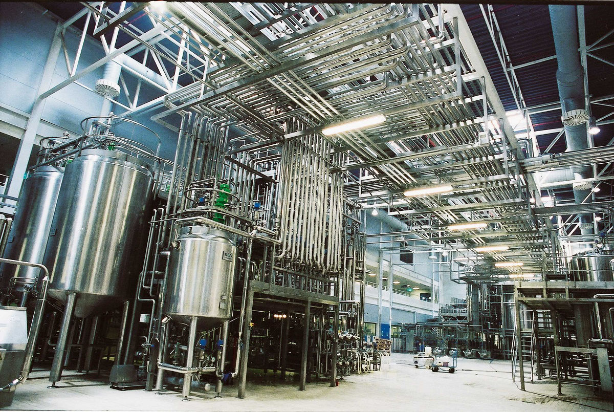 Image du cycle de l'eau dans un site de production - Danone