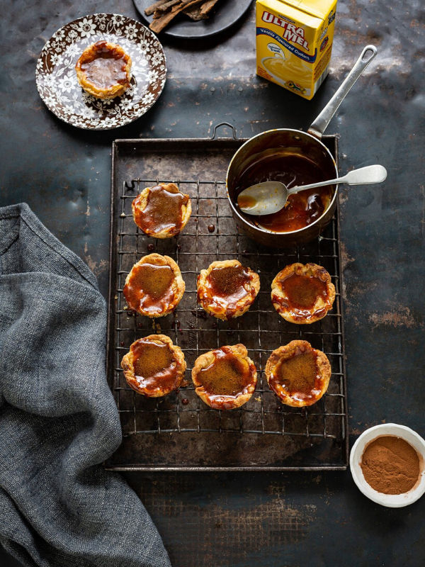 Custard Tarts with Cinnamon & Orange