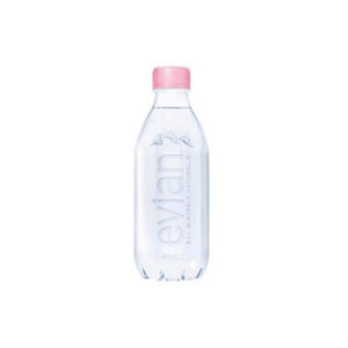 evian’s label-free bottle packshot