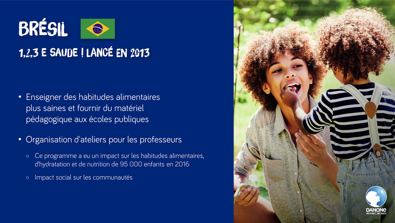 Programme Brésil - " 1,2,3 e Saude ! " Lancé en 2013