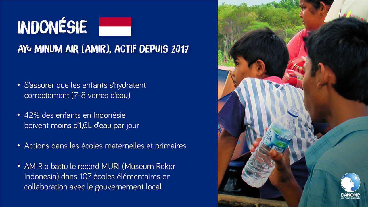 Programme Indonésie - "Ayo Minum Air (Amir)" Lancé en 2017