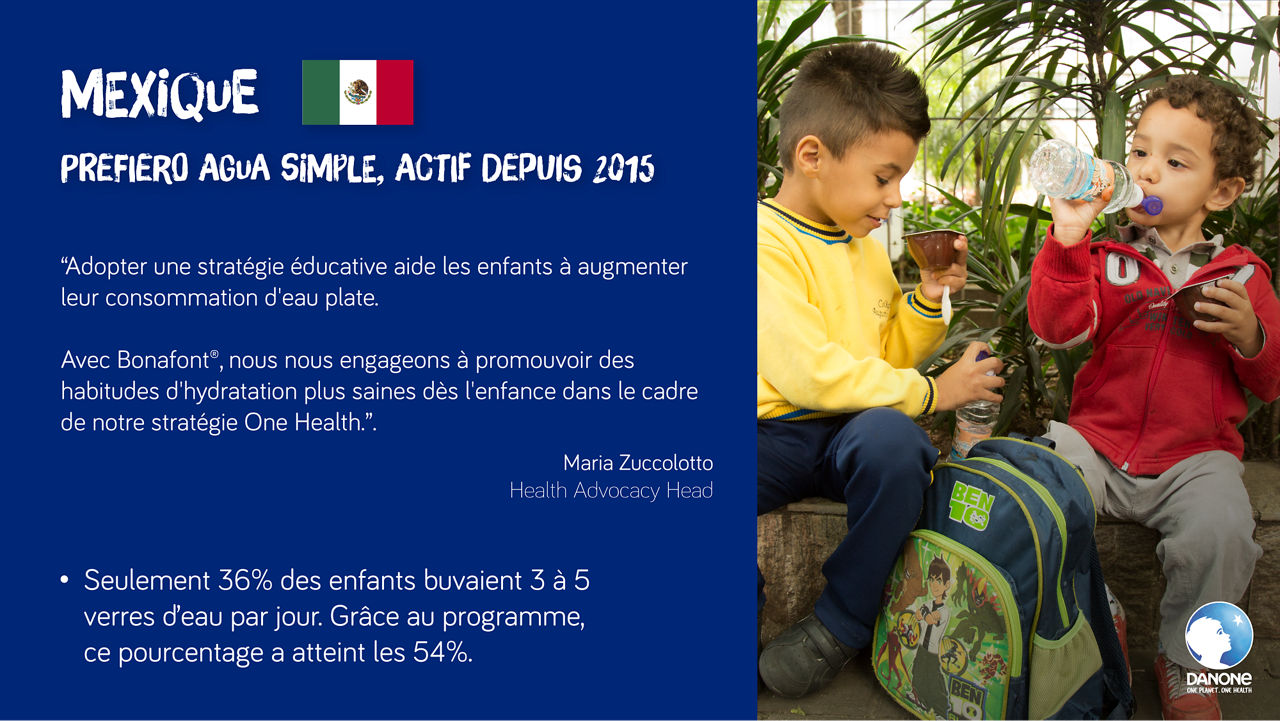 Programme Mexique - " Preferio agua simple " Lancé en 2015
