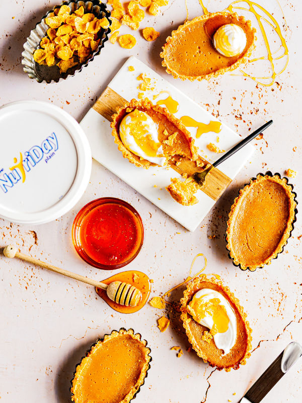 Salted Honey Yoghurt Tart with Cornflake Crust