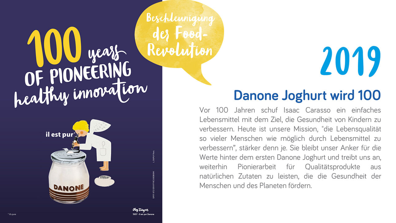 A propos de Danone - Histoire - 2019 