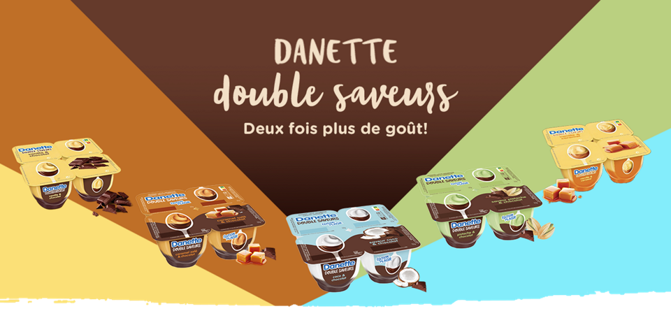 Danette Double Saveurs, Deux fois plus de goût