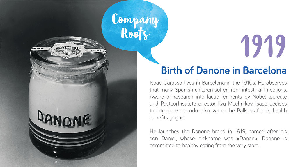 Danone, history