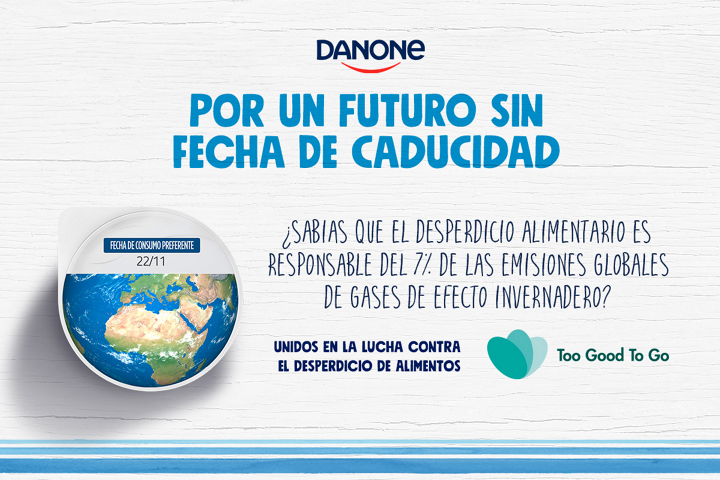 Danone incorpora la fecha de consumo preferente en sus yogures para luchar  contra el desperdicio alimentario