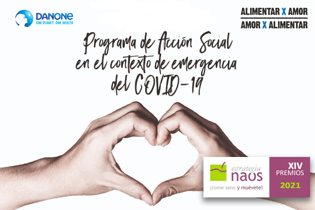 El proyecto “Alimentar por Amor” de Danone es reconocido por AESAN en los Premios Estrategia NAOS