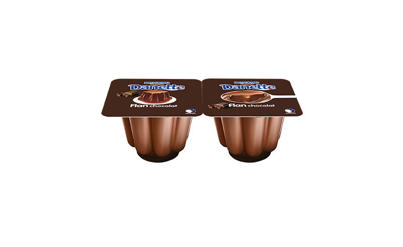 Danette chocola couli caramel