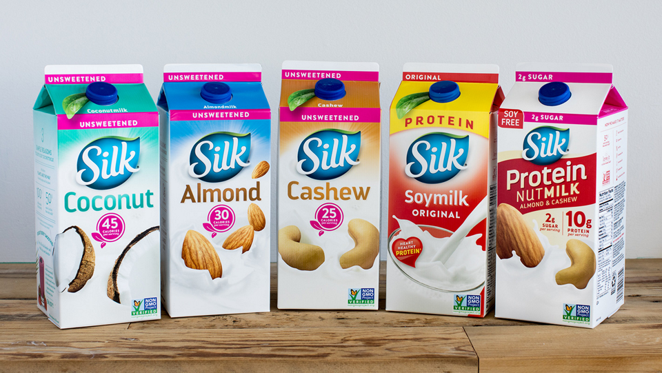 Milk Alternative Yogurt Almond Cashew Silk10gProtein 